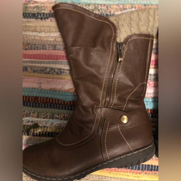 Fur lined calf high boots - Picture 12 of 14